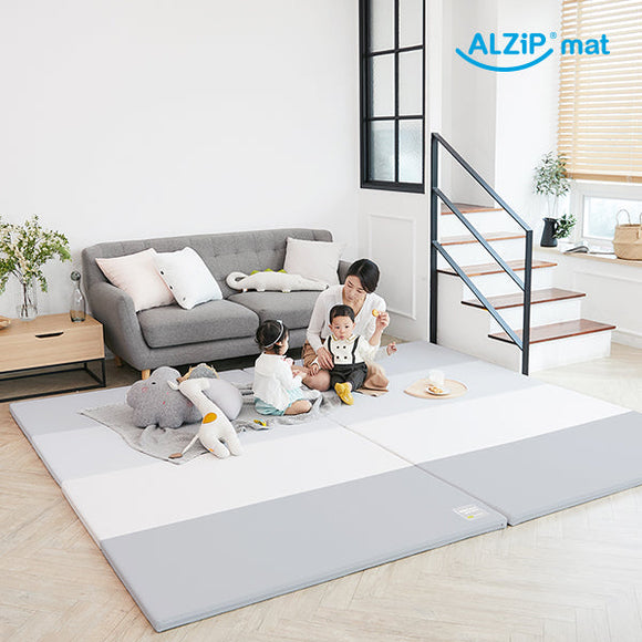 ALZIP MAT Baby Mat ALZiP Eco Color Folder Mat URBAN MILK GRAY