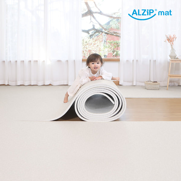 ALZIP MAT Baby Mat ALZiP Roll Mat Linen Beige (500x140x1.5cm)