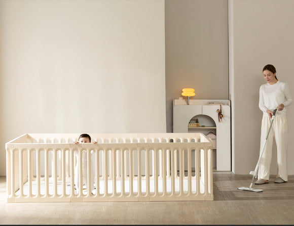 ALZIP MAT Baby Mat Playpen ALZiP MAT Lineve Playpen Babyroom ALMOND