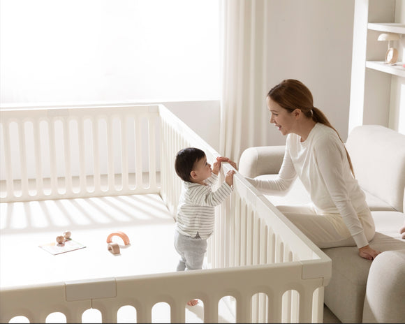 ALZIP MAT Baby Mat Playpen ALZiP MAT Lineve Playpen Babyroom MILK