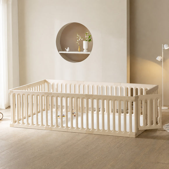 ALZIP MAT Baby Mat Playpen ALZiP MAT 'NEW' Lineve Playpen Babyroom ALMOND *Sale Ends Soon*