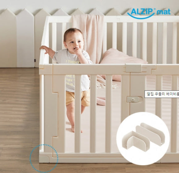 ALZIP MAT Baby Mat Playpen ALZiP MAT WOODLY Babyroom  Holder and String Set