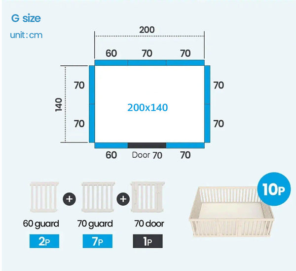 ALZIP MAT Baby Mat Playpen ALZiP MAT Woodly Playpen Bayroom MILK