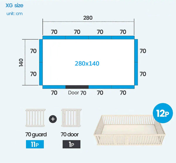 ALZIP MAT Baby Mat Playpen ALZiP MAT Woodly Playpen Bayroom MILK