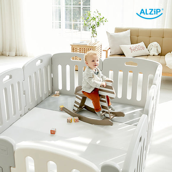 ALZiP MAT Babyroom Playpen ALZiP Babyroom PLAIN GRAY