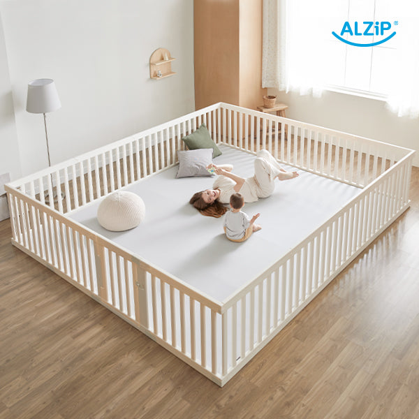 ALZIP MAT Baby Mat Playpen ALZiP WOODLY Baby Room MILK