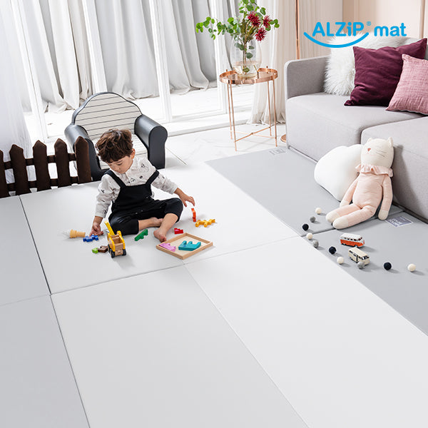 ALZIP MAT Baby Mat ALZiP Eco Color Folder Mat URBAN MILK GRAY